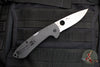 Spyderco Siren- SPRINT RUN- Carbon Fiber Handle- CPM-S90V Satin Flat Ground Lockback Knife C247CFP