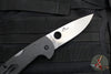 Spyderco Siren- SPRINT RUN- Carbon Fiber Handle- CPM-S90V Satin Flat Ground Lockback Knife C247CFP