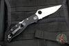 Spyderco Stretch 2 XL Lockback Knife- Black FRN Handle- Satin Flat Ground Full Serrated Blade C258SBK
