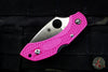 Spyderco Dragonfly Compact Folding Knife Pink FRN Handles Satin S30V Steel Blade C28FPPNS30V2