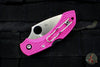 Spyderco Dragonfly Compact Folding Knife Pink FRN Handles Satin S30V Steel Blade C28FPPNS30V2