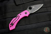Spyderco Dragonfly Compact Folding Knife Pink FRN Handles Black S30V Steel Blade C28FPPNS30VBK2