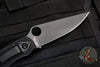 Spyderco Military Folding Knife- Modified Clip Point- Black G-10 Scales- Black Blade C36GPBK