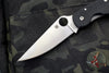 Spyderco Military Folding Knife- Modified Clip Point- Black G-10 with Satin Blade C36GPE