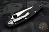 Spyderco Military Folding Knife- Modified Clip Point- Black G-10 with Satin Blade C36GPE