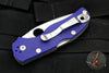Spyderco Native 5 Dark Blue G-10 Handle Satin Flat Ground Lockback Knife C41GPDBL5
