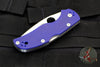 Spyderco Native 5 Dark Blue G-10 Handle Satin Flat Ground Lockback Knife C41GPDBL5