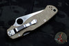 Spyderco Paramilitary 2- Brown Micarta Handle- Cru-Wear Steel Satin Blade C81MPCW2