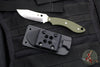 Spyderco Stok Fixed Blade- Bowie Edge- OD Green G-10 Scales FB49GPOD