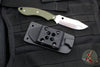 Spyderco Stok Fixed Blade- Bowie Edge- OD Green G-10 Scales FB49GPOD