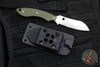 Spyderco Stok Fixed Blade- Drop Point Edge- OD Green G-10 Scales FB50GPOD