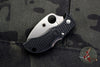 Spyderco Manbug Black Handle Satin Wharncliffe Lockback Knife MBKWS