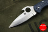 Spyderco Delica Dark Gray Handle Satin Emerson Opener Lockback Knife C11PGYW