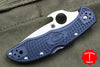 Spyderco Delica Dark Gray Handle Satin Emerson Opener Lockback Knife C11PGYW