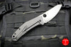 Spyderco SpydieChef Bead Blast Titanium Handle Satin Flat Ground Sheepsfoot Knife C211TIP