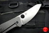 Spyderco SpydieChef Bead Blast Titanium Handle Satin Flat Ground Sheepsfoot Knife C211TIP