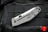 Spyderco SpydieChef Bead Blast Titanium Handle Satin Flat Ground Sheepsfoot Knife C211TIP