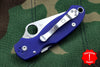 Spyderco Para 3 Blue with Satin CPM S110V Steel Folder C223GPDBL