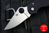 Spyderco Para 3 Black with Satin CPM S30V Steel Folder C223GP