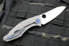 Spyderco Sinkevich Drunken Framelock Folding Knife Carbon Fiber Handle C235CFTIP