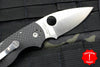 Spyderco Native Carbon Fiber Black Handle Satin Flat Ground Lockback Knife C41CFFP5