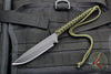 Strider Knives Small Fighter Fixed Blade with Green Cord "SMF8"