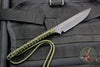 Strider Knives Small Fighter Fixed Blade with Green Cord "SMF8"