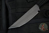 Strider Knives Fixed Blade- Tanto Edge- Black D2 Steel Blade with Black Cord