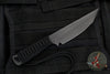 Strider Knives Fixed Blade- Tanto Edge- Black D2 Steel Blade with Black Cord