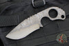 Strider Knives SLCC Recurve Edge Fixed Blade  - Flamed Titanium