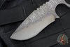 Strider Knives SLCC Recurve Edge Fixed Blade  - Flamed Titanium