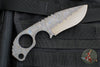 Strider Knives SLCC Recurve Edge Fixed Blade  - Flamed Titanium