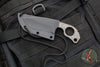 Strider Knives SLCC Recurve Edge Fixed Blade  - Flamed Titanium