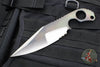 Strider Knives XL SLCC Single Edge Fixed Blade  - Titanium Strike Plate