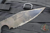 Strider Knives XL SLCC Single Edge Fixed Blade  - Titanium Strike Plate