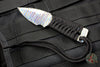 Strider Knives Flamed Titanium Fixed Blade Drop Point Knife