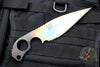 Strider Knives XL SLCC Tanto Edge Fixed Blade  - Titanium Strike Plate