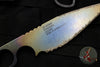 Strider Knives XL SLCC Tanto Edge Fixed Blade  - Titanium Strike Plate