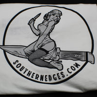 Southern Edges Bomber Girl T-Shirt