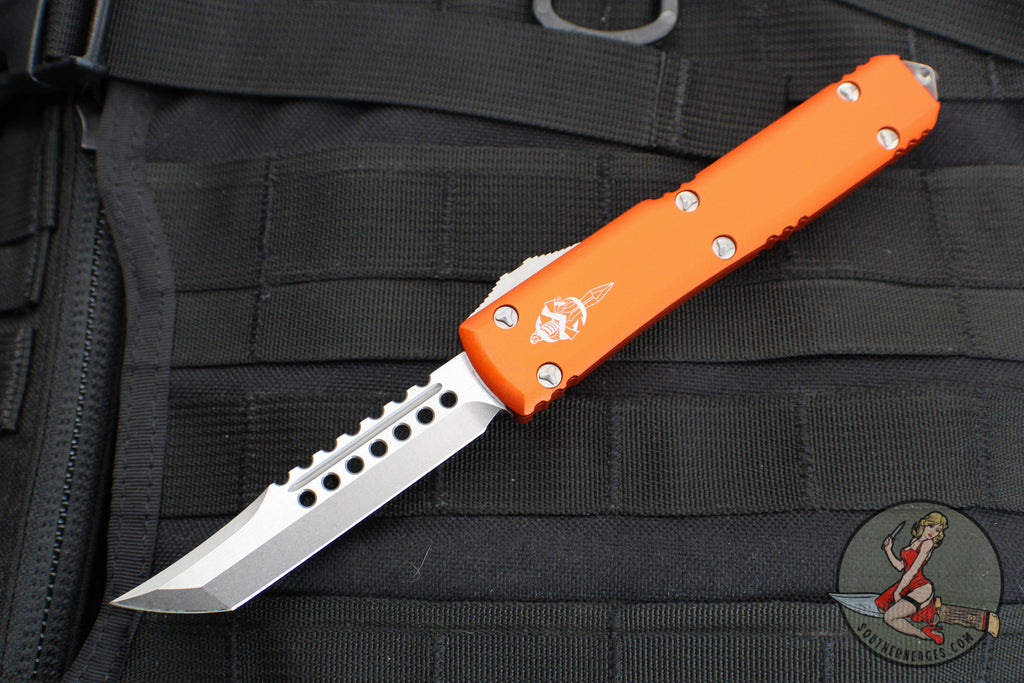 Orginal Microtech Otf Microtech Ultratech Out The Front (OTF) Knife- Hellhound Edge ...