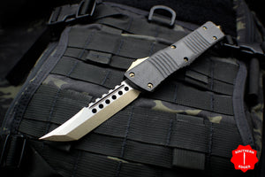 Microtech Combat Troodon Hellhound Style Blade Out the Front Knife
