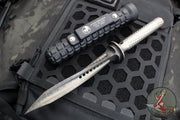 Microtech Titanium Jagdkammando Knife Fixed Blade- Bead Blast- Flamed 105-7 TI