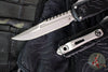 Microtech Ultratech OTF Knife- GEN IV- Topographic Series- Interceptor Edge- Black Finished Handle- Apocalyptic Finished Plain Edge Blade 11174TP-10 APS