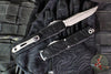 Microtech Ultratech OTF Knife- GEN IV- Topographic Series- Interceptor Edge- Black Finished Handle- Apocalyptic Finished Plain Edge Blade 11174TP-10 APS