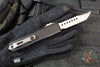 Microtech Ultratech OTF Knife- GEN III ZBP- Hellhound Edge- Black Handle- Apocalyptic Finished Blade 1119-10 AP