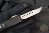 Microtech Ultratech OTF Knife- GEN III ZBP- Hellhound Edge- Black Handle- Apocalyptic Finished Blade 1119-10 AP