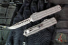 Microtech Ultratech ZBP Zero Blade Play OTF Knife- EX Series- Hellhound Edge- Natural Finish Handle- Apocalyptic Blade 1119EX-10 APNCS