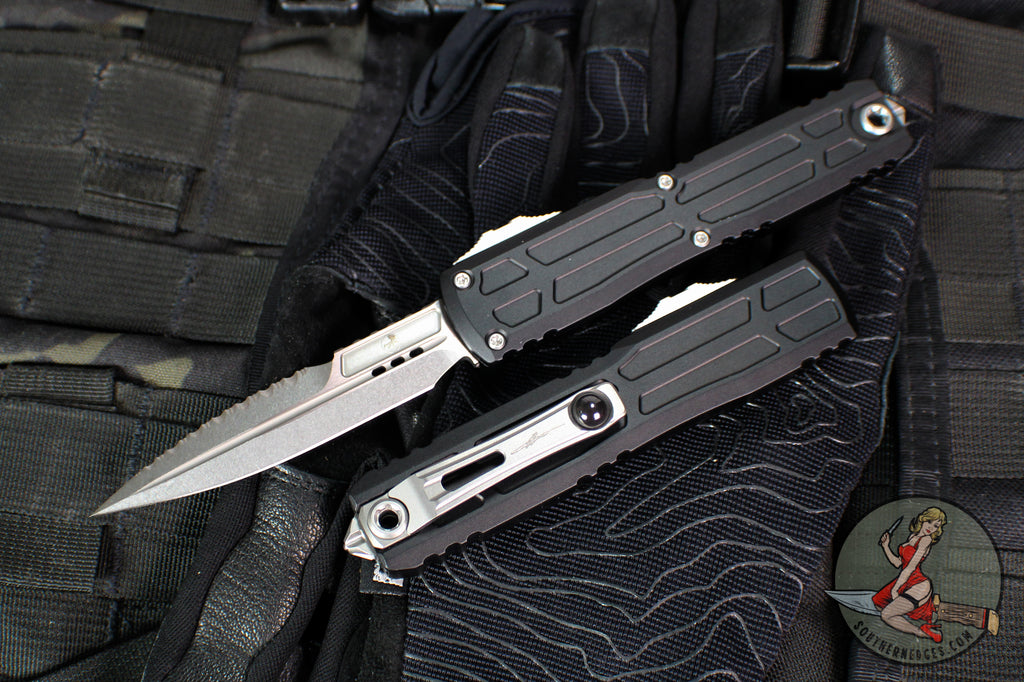 Zbp Microtech Ultratech ZBP Zero Blade Play OTF Knife- EX Series- Bayonet ...