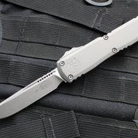 Microtech Ultratech ZBP Zero Blade Play OTF Knife- Single Edge- Natural Color Handle- Apocalyptic Blade 1121-10 APNC