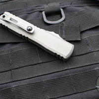 Microtech Ultratech ZBP Zero Blade Play OTF Knife- Single Edge- Natural Color Handle- Apocalyptic Blade 1121-10 APNC